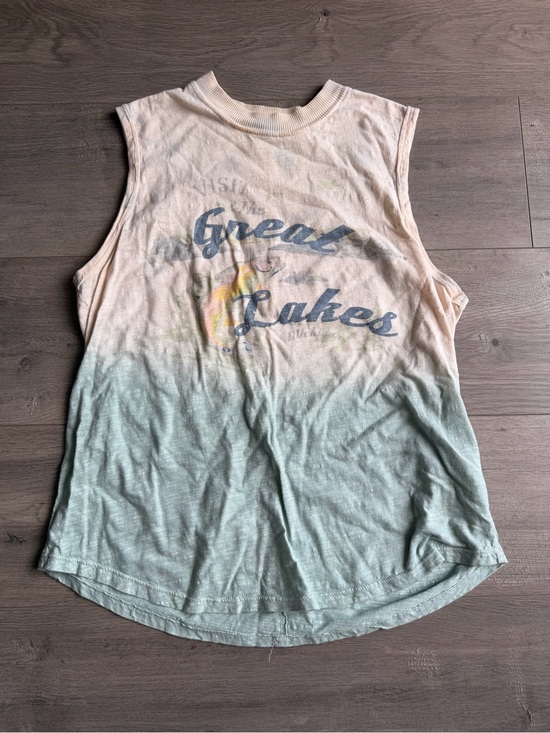 Pilcro Tops - Pilcro Great Lakes graphic tank top - size medium